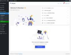 Page screenshot: Merchant