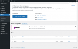 Page screenshot: Mesh