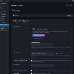 Page screenshot: Search Atlas → Settings