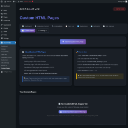Page screenshot: Search Atlas → Custom Pages