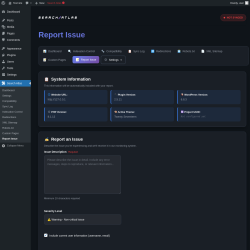Page screenshot: Search Atlas → Report Issue