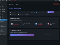 Page screenshot: Search Atlas → XML Sitemap
