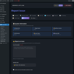 Page screenshot: Search Atlas &rarr; Report Issue