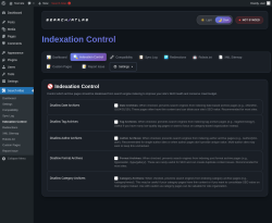 Page screenshot: Search Atlas &rarr; Indexation Control