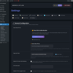 Page screenshot: Search Atlas &rarr; Settings