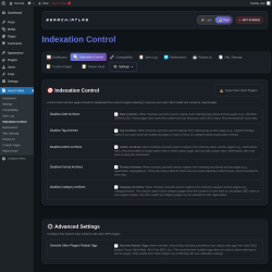 Page screenshot: Search Atlas &rarr; Indexation Control