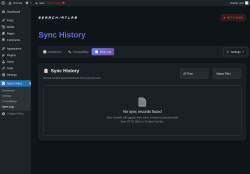 Page screenshot: Search Atlas → Sync Log
