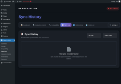 Page screenshot: Search Atlas → Sync Log