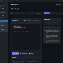 Page screenshot: Search Atlas → Robots.txt