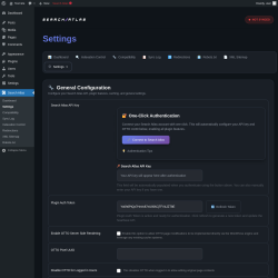 Page screenshot: Search Atlas → Settings