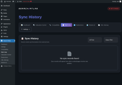 Page screenshot: Search Atlas → Sync Log
