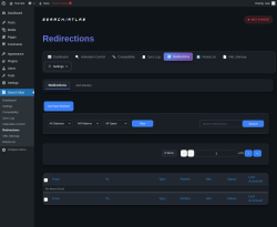 Page screenshot: Search Atlas → Redirections
