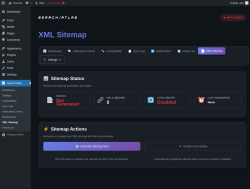 Page screenshot: Search Atlas → XML Sitemap