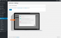Page screenshot: Settings &rarr; Metricool