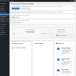 Page screenshot: Cloud Importer