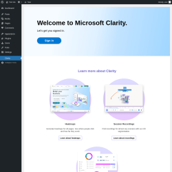 Page screenshot: Clarity