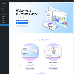 Page screenshot: Clarity