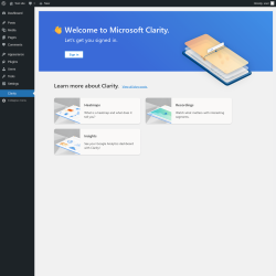 Page screenshot: Clarity
