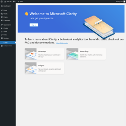 Page screenshot: Clarity