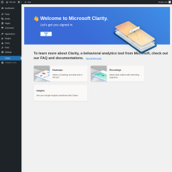 Page screenshot: Clarity