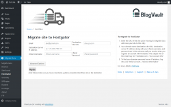 Page screenshot: Migrate Guru &rarr; HostGator