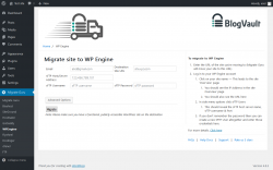 Page screenshot: Migrate Guru &rarr; WPEngine