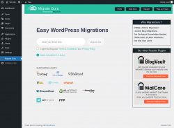 Page screenshot: Migrate Guru