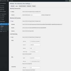 Page screenshot: External Links &rarr; 
			Links		