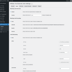 Page screenshot: External Links &rarr; 
			Links		