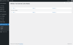 Page screenshot: External Links &rarr; Masks