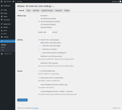 Page screenshot: No External Links