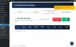 Page screenshot: Mind Web &rarr; 
					
					Manage Items				