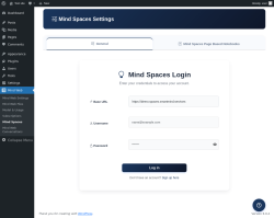 Page screenshot: Mind Web &rarr; Mind Spaces