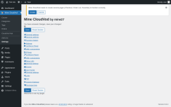 Page screenshot: Mine CloudVod → Settings
