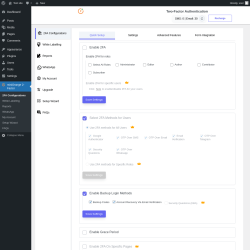 Page screenshot: miniOrange 2-Factor