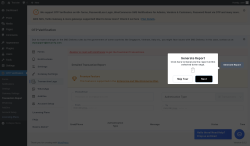 Page screenshot: OTP Verification → Transaction Report