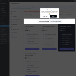 Page screenshot: OTP Verification → Licensing Plans