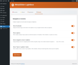 Page screenshot: Lightbox &rarr; 
                     Behavior                