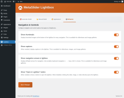 Page screenshot: Lightbox &rarr; 
                    ⚙️ Behavior                