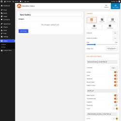 Page screenshot: Gallery &rarr; Edit Gallery