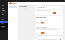 Page screenshot: Slideshow &rarr; Settings & Help