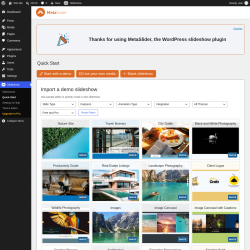 Page screenshot: Quick Start &lsaquo; Test site &mdash; WordPress