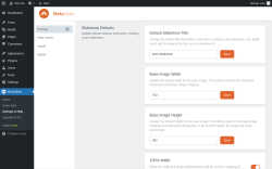 Page screenshot: MetaSlider &rarr; Settings & Help