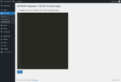 Page screenshot: MLM Soft → Checkout CSS