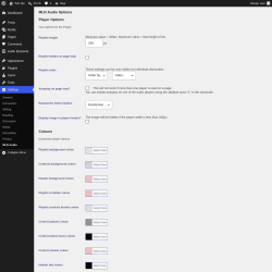 Page screenshot: Settings &rarr; MLR Audio