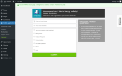 Page screenshot: Mobile App Editor → Contact Us