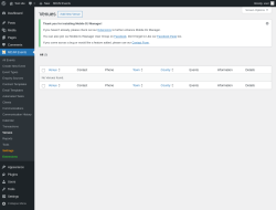 Page screenshot: MDJM Events → Venues