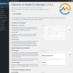 Page screenshot: ‹ Test site — WordPress
