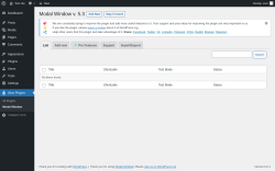 Page screenshot: Wow Plugins &rarr; Modal Window