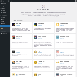 Page screenshot: Wow Plugins